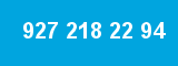 927 218 22 94 927 218 22 94